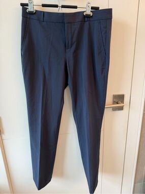 Banana Republic Women's Navy Straight-Leg Dress Pants